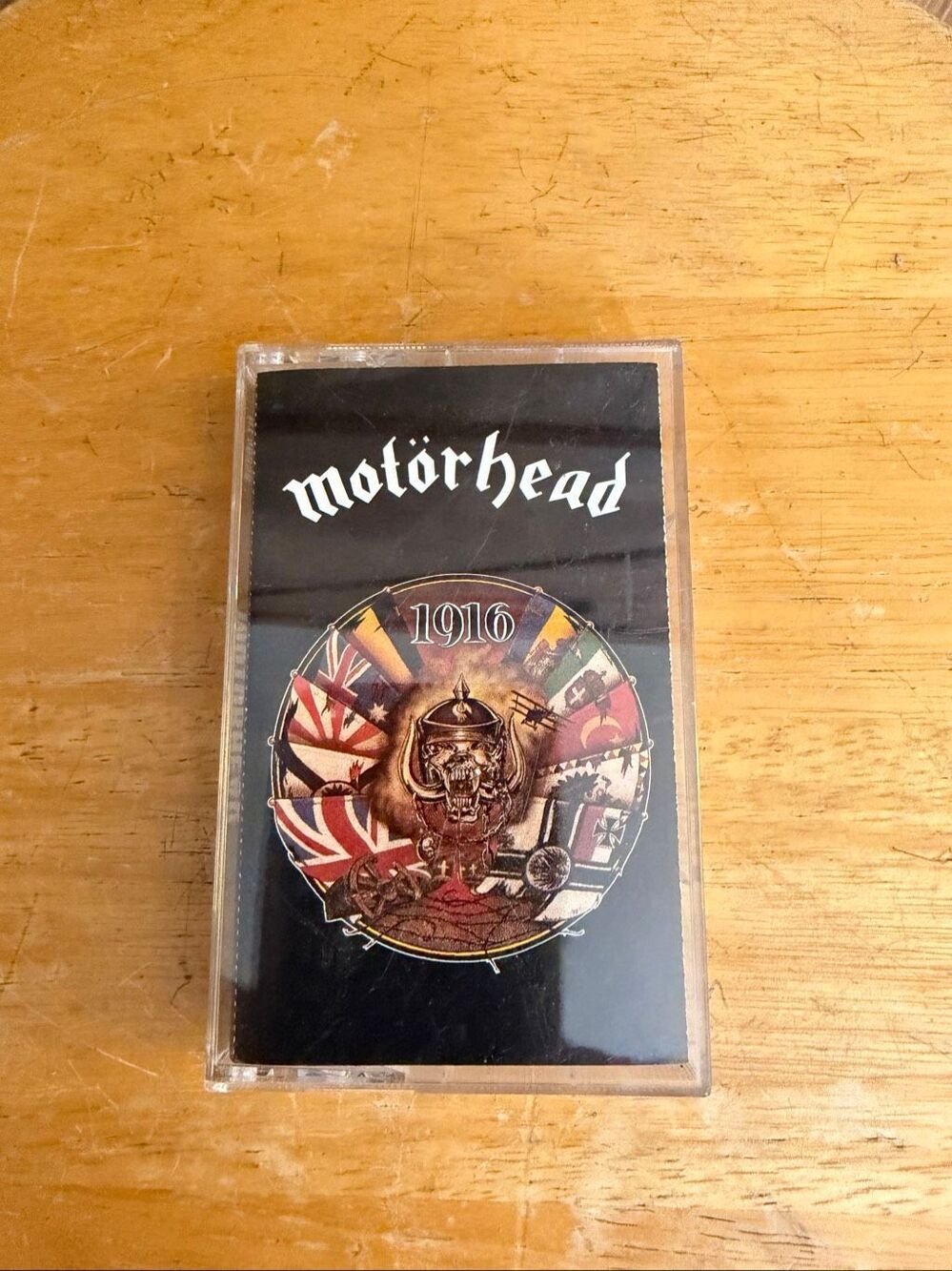 Motörhead 1916 Vintage Cassette Tape 1991 Heavy Metal (9111)